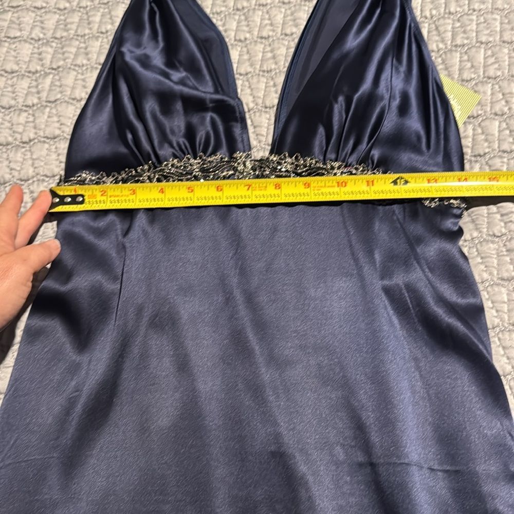 Maria Bianca Nero Navy Dress Size Medium - Picture 6 of 8